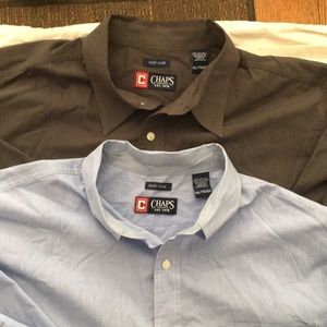 bundle of two Chaps long-sleeve shirts XXL